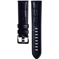 Galaxy Watch Braloba Armband Classic Leder - Alligator Muster Schwarz - Armband