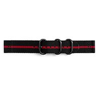 Samsung Gear Sport Studio Premium Nato Strap Black/Red - Watch Strap