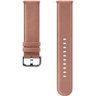 Samsung Kožený remienok pre Galaxy Watch Active 2 20 mm ružový - Remienok na hodinky
