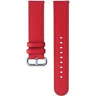 Samsung Braloba Essence Leather Strap Watch Active 2 20mm Red - Watch Strap