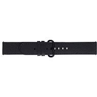 Samsung Braloba Essence Leather Strap Watch Active 2 20mm Black - Watch Strap