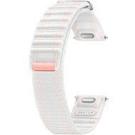 Samsung Fabric strap (size S/M) pink and white - Watch Strap
