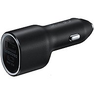 Samsung Dual Car Charger 40W (USB, USB-C) Black - Car Charger