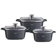 Set of marble pots Kinghoff Kh-1607 - Kitchenware Set