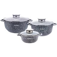 Set of marbled pots Kb-7533 - Cookware Set