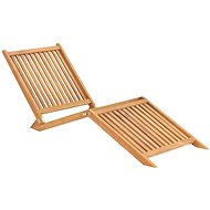 Zahradní lehátko masivní teak, 316152 - Zahradní lehátko