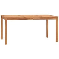 Záhradný jedálenský stôl 160 × 80 × 77 cm masívne teakové drevo, 315620 - Záhradný stôl