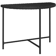 Záhradný stôl čierny 100 × 50 × 75 cm polyratan, 316652 - Záhradný stôl