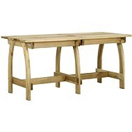 Zahradní stůl 160 × 74 × 75 cm impregnované borové dřevo, 318404 - Zahradní stůl