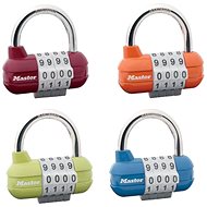 MasterLock 1523EURD Combination Padlock Horizontal (1 pack / 4 pcs) - Padlock
