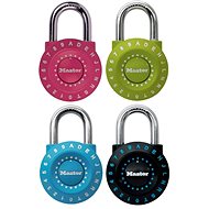 MasterLock 1590EURDCOL Combination Padlock - 49mm (1 pack / 4 pcs) - Padlock