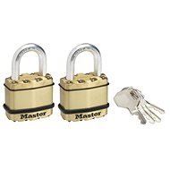 Master Lock Set 2 ks mosazných visacích zámků M1BEURT Master Lock Excell 45mm - Visací zámek