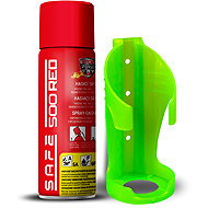 SAFE HOME Set Fire extinguishing spray Safe 500 Red + holder Safe 50F - Fire Extinguisher Spray