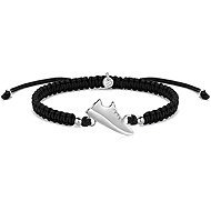 Sailbrace Rrunner braided bracelet, silver - Bracelet