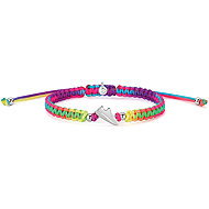 Sailbrace Runner chromatic braided bracelet, silver - Bracelet