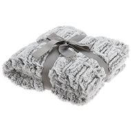 FERNITY Plush blanket 180 × 130 cm grey - Blanket