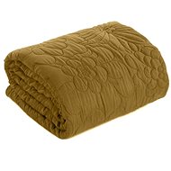 EUROFIRANY Přehoz na postel 230 × 260 cm hořčicový - Bed Cover