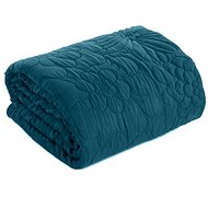 EUROFIRANY Přehoz na postel 230 × 260 cm modrý - Bed Cover