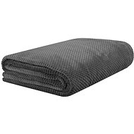 HOMLA Noah Rice grain 220 × 240 cm grey - Bed Cover