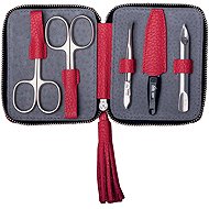 ERBE SOLINGEN Leather Manicure Set 9757, red - Manicure Set
