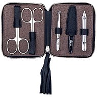 ERBE SOLINGEN Leather Manicure Set 9758, black - Manicure Set