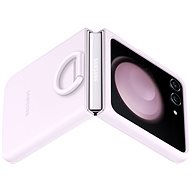 Samsung SILICONE CASE WITH RING LAVENDER - GALAXY Z FLIP5 - Phone Cover