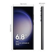 Samsung S918 GALAXY S23 ULTRA 256GB PHANTOM BLACK - Mobile Phone