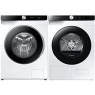 SAMSUNG WW90DG6U85LKU4 + SAMSUNG DV80T5220AE/S7 - Set pračka a sušička