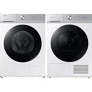 SAMSUNG BESPOKE AI DV90BB9445GHS7 + SAMSUNG BESPOKE AI WW90DB8U95GHU4 - Washer Dryer Set