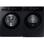 SAMSUNG EcoBubble WW11DG5B25ABLE + SAMSUNG DV90CGC2A0ABLE - Washer Dryer Set