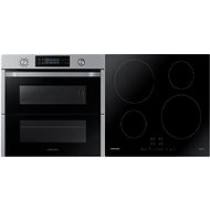 SAMSUNG Dual Cook FlexNV75N5671RS/OL + SAMSUNG NZ64M3707AK/UR - Oven & Cooktop Set