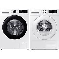 SAMSUNG WW10FG5U34AELE + SAMSUNG DV90DG52A0TELE - Washer Dryer Set