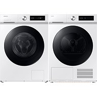 SAMSUNG BESPOKE AI WW11DB7B34GWU4 + SAMSUNG DV90DB7845GWU4 - Washer Dryer Set