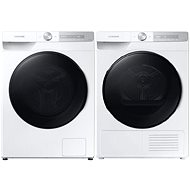 SAMSUNG WW10T734DBH/S7 + SAMSUNG DV90T7240BH/S7 - Washer Dryer Set