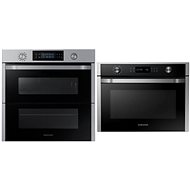 SAMSUNG Dual Cook Flex NV75N5671 RS/OL + SAMSUNG NQ50J5530BS/EO - Built-in Oven & Microwave Set