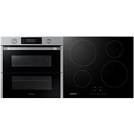 SAMSUNG Dual Cook Flex NV75N5671 RS/OL + SAMSUNG NZ64F3NM1AB/UR - Oven & Cooktop Set