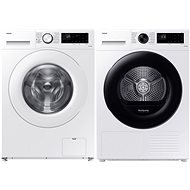 SAMSUNG WW90CGC04DTELE + DV80CGC0B0AELE - Washer Dryer Set