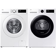 SAMSUNG WW80CGC04DTELE + DV80CGC0B0AELE - Washer Dryer Set