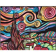 Colorvelvet sametový obrázek - hvězdná noc - Colouring Book
