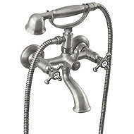 SAPHO Antea wall-mounted bath mixer complete, nickel 3018 - Tap
