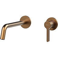 SAPHO Iconic two-element basin mixer with concealed installation, matt copper AF008PG - Tap