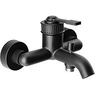 SAPHO Versi wall-mounted bath mixer, mat black RV010/15 - Tap