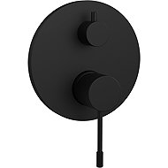 SAPHO SOLARIS concealed shower mixer, 2 outlets, black matt - Tap