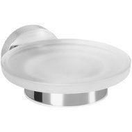 SAPHO Larissa Soap dish, milky glass, chrome WS002 - Soap Dish