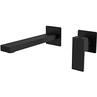 SAPHO CUBEMIX two-element basin mixer, black matt CM008B - Tap