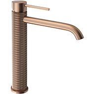 SAPHO FLAWO pedestal basin mixer without spout, matt copper FR678G - Tap