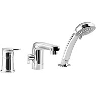 AQUALINE LOTTA three-element bath rim mixer, chrome LT984 - Tap