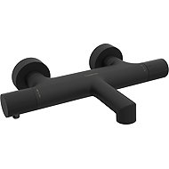 SAPHO SOLARIS wall-mounted thermostatic bath mixer, black matt WD010B - Tap