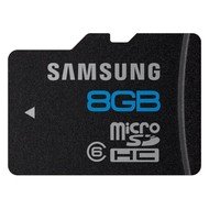 Samsung MicroSDHC 8GB Class 6 + SD adaptér - Memory Card