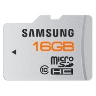 Samsung MicroSDHC 16GB Class 10 + SD adaptér - Speicherkarte
